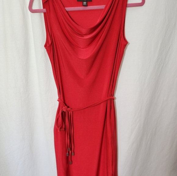 DANA BUCKMAN Red Jersey dress - Picture 7 of 10